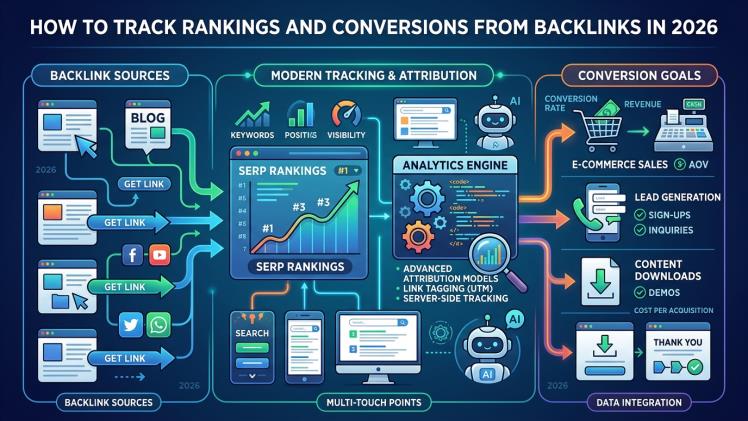 How to Track Rankings and Conversions from Backlinks in 2026